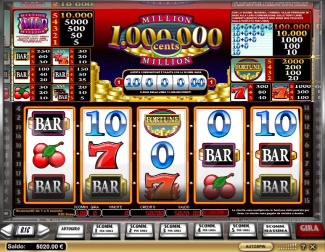 Bonus slot machine gratuito