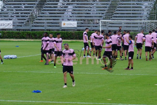 Palermo report allenamento