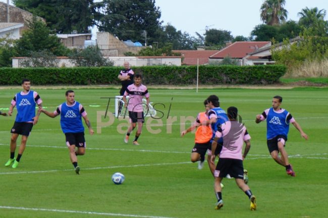 Palermo report allenamento