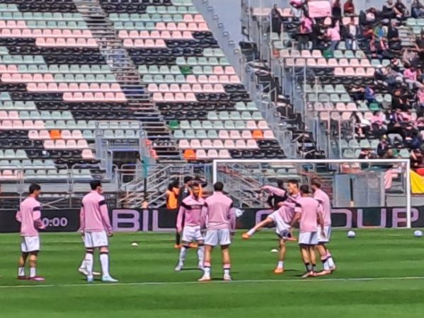 Palermo report allenamento