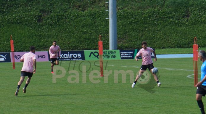 Palermo allenamento