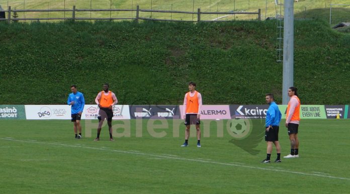 Palermo allenamento