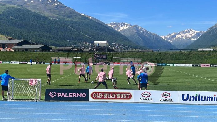 palermo allenamento livigno