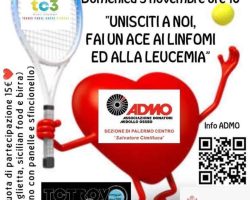 A Palermo primo torneo di tennis per beneficienza