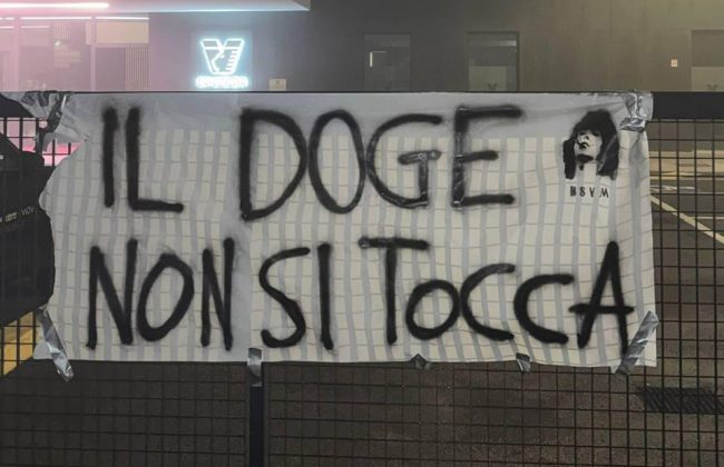 Pohjanpalo Striscione Venezia